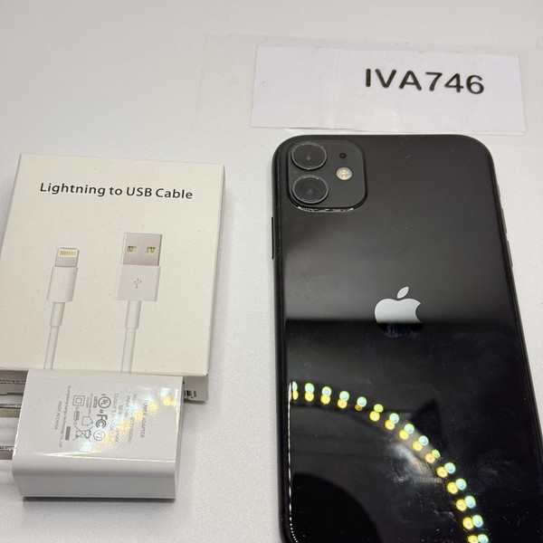 Apple iPhone 11 - Unlocked, 64 GB, Black, A2111