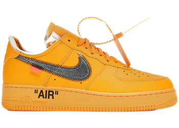 Nike Air Force 1 Low Off-White ICA University Gold for sale