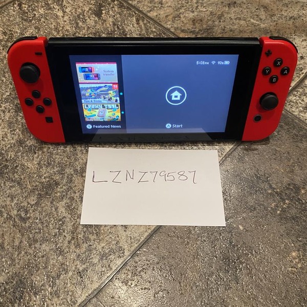 Nintendo Switch - Red, 32 GB, Mario Red Edition
