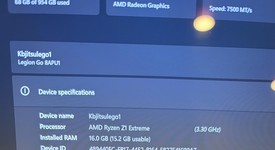 Mint
													Lenovo Legion Go - Z1 Extreme, Black, 1 TB, 16 GB, photo 1 of 12