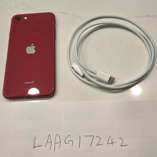 Apple iPhone SE 3rd Gen 2022 - Unlocked, 64 GB, Red, A2595