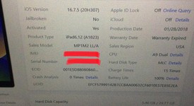 Fair
													Apple iPad 5th Gen - Unlocked, Gray, 32 GB, A1823, photo 3 of 7