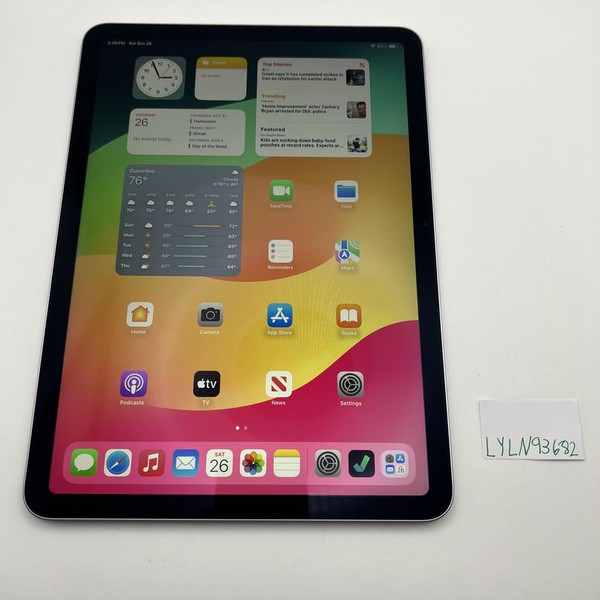 Apple iPad Air 11 inch (M2) 2024 - Wi-Fi, 128 GB, Purple, A2902