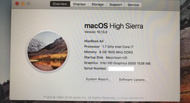 Good
													MacBook Air 2014 - 13" - Silver, 256 GB, 8 GB, photo 4 of 5
