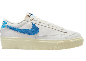 Nike Blazer Low Platform Sail Game Royal (Women's) for sale
