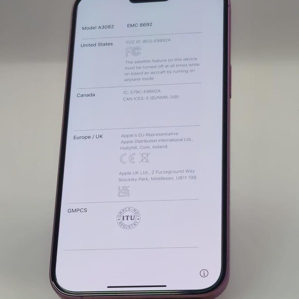 Apple iPhone 16 Plus - AT&T, 128 GB, Pink, A3082