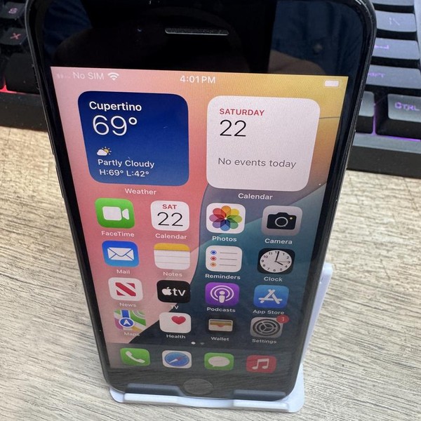 Apple iPhone SE 2nd Gen 2020 - Unlocked, 64 GB, Black, A2275