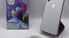 Good
													Apple iPhone X - Unlocked, Silver, 64 GB, A1901, GSM, photo 1 of 5