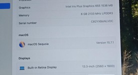 Good
													MacBook Pro 2019 - 13" - I5, Gray, 256 GB, 8 GB, photo 3 of 9