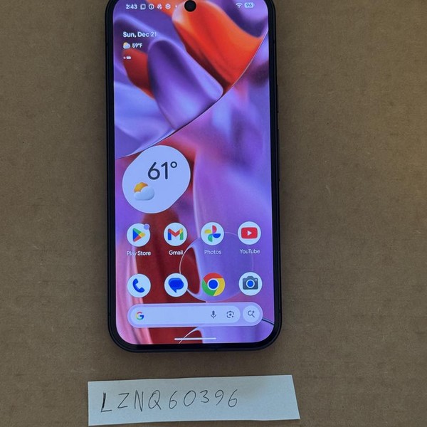 Google Pixel 9 - Unlocked, 128 GB, Obsidian, 12 GB, G2YBB