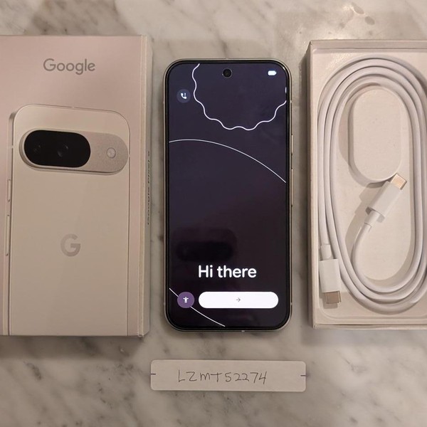 Google Pixel 9 - Unlocked, 128 GB, Porcelain, 12 GB, G2YBB
