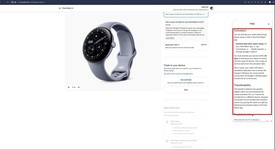 New
													Google Pixel Watch 4 - Unlocked, Moonstone, 45mm, LTE, photo 2 of 5