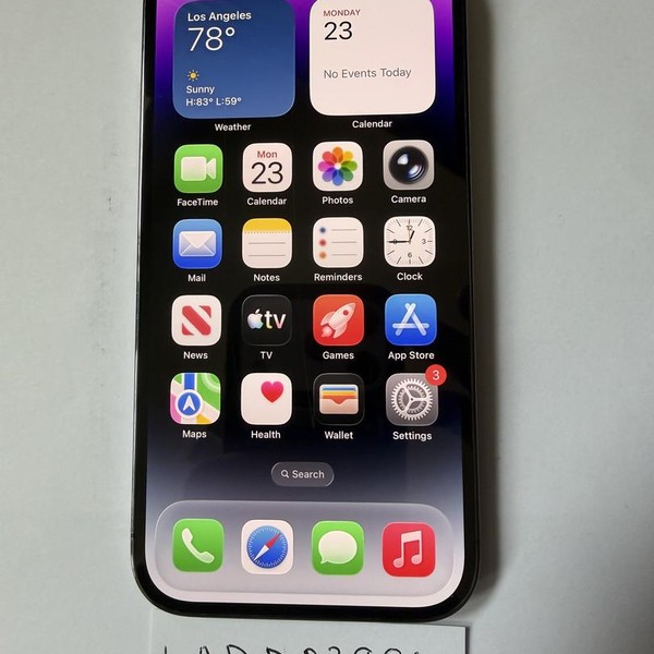 Apple iPhone 14 Pro - Unlocked, 128 GB, Purple, A2650