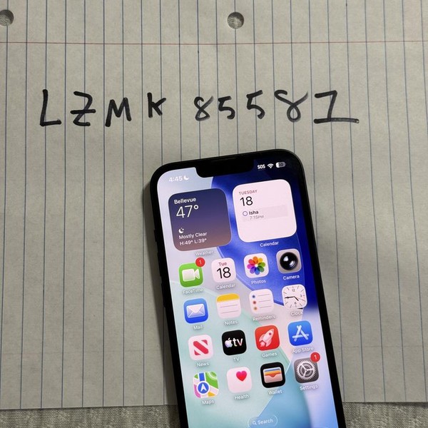 Apple iPhone 13 - Unlocked, 128 GB, Blue, A2482