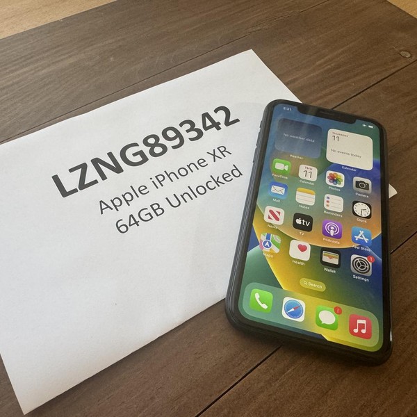 Apple iPhone Xr - Unlocked, 64 GB, Black, A1984