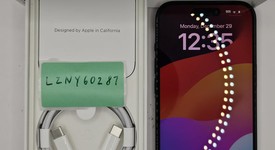 Mint
													Apple iPhone 15 - Unlocked, Black, 128 GB, A2846, photo 1 of 13