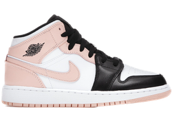 Jordan 1 Mid Arctic Orange Black Toe (GS) for sale