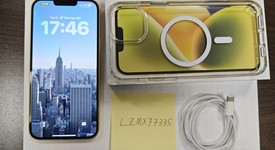 Good
													Apple iPhone 14 Plus - Unlocked, Yellow, 256 GB, A2632, photo 1 of 7