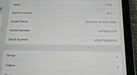 Mint
													Apple iPad Pro 13" (M4) 2024 - Unlocked, Black, 1 TB, 16 GB, A2926, Standard Glass, photo 1 of 8