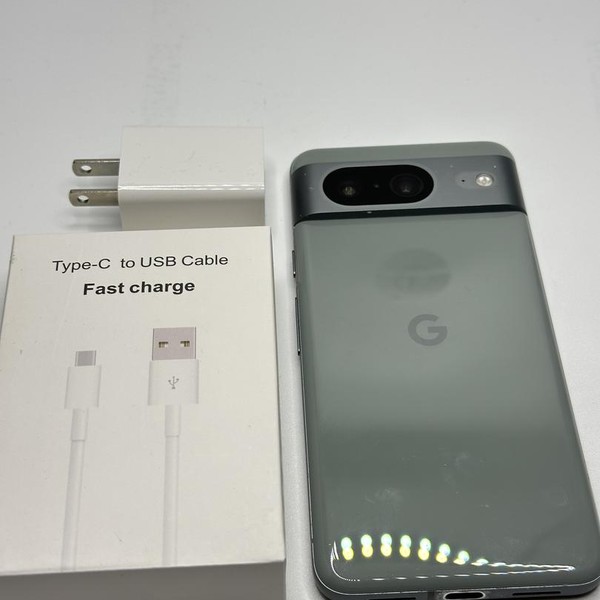 Google Pixel 8 - Unlocked, 128 GB, Hazel, 8 GB, G9BQD, Sub-6 5G