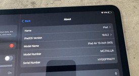 Good
													Apple iPad Air 13" (M3) 2025 - Unlocked, Gray, 128 GB, photo 3 of 11