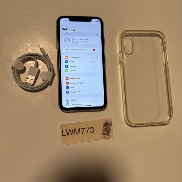 Apple iPhone Xr - Unlocked, 64 GB, White, A1984