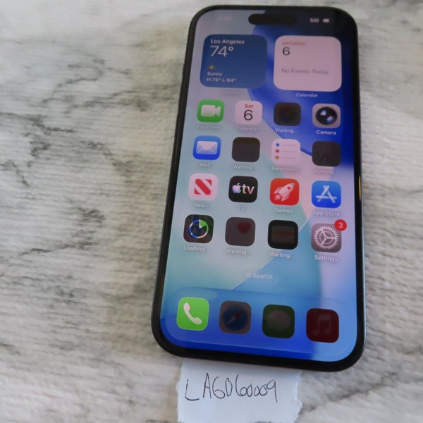 Apple iPhone 15 - Unlocked, 128 GB, Black, A2846