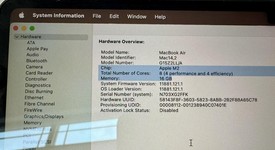 Good
													MacBook Air 2022 - 13" - Apple M2, Starlight, 512 GB, 16 GB, photo 3 of 17