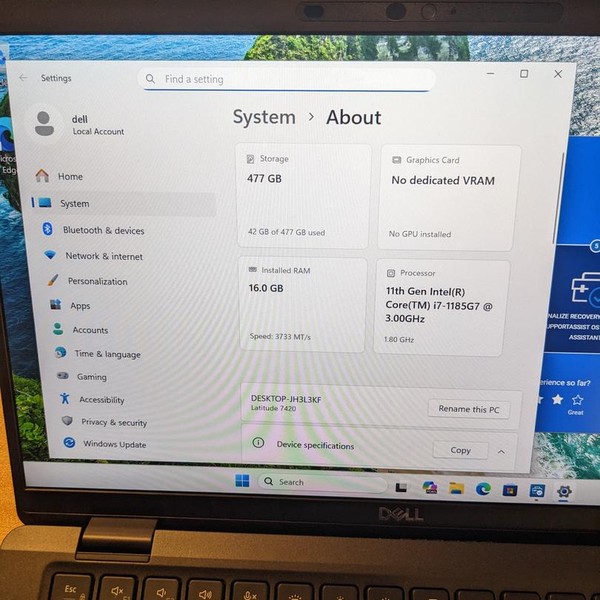 Dell Latitude Laptop