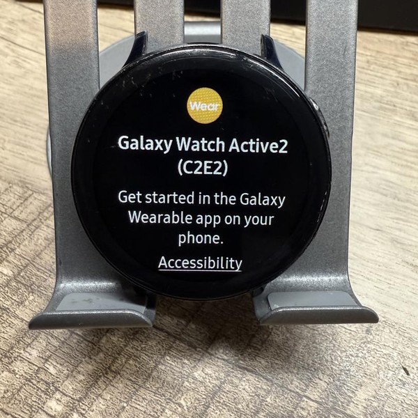 Samsung Galaxy Watch Active2 44mm - Unlocked, Black, Stainless Steel