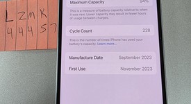 Good
													Apple iPhone 15 - Unlocked, Blue, 128 GB, A2846, photo 2 of 6