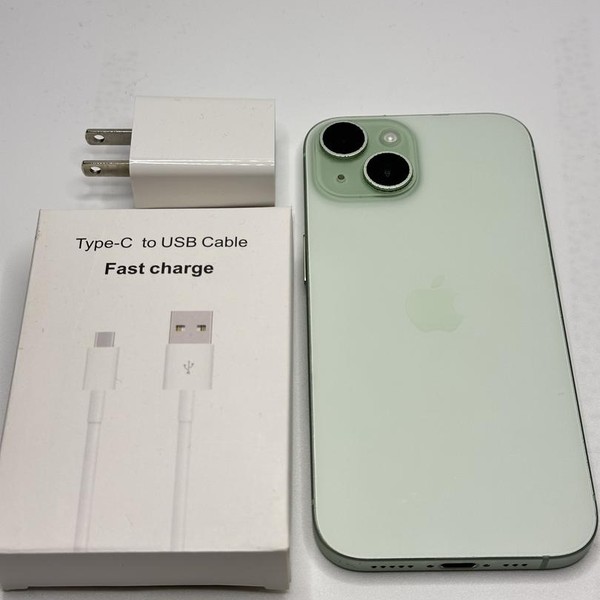Apple iPhone 15 - Unlocked, 128 GB, Green, A2846