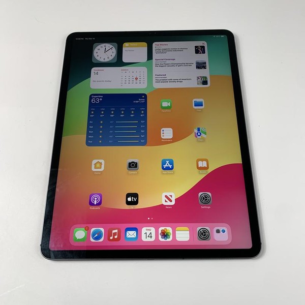 Apple iPad Pro 12.9 inch 3rd Gen 2018 - Wi-Fi, 256 GB, Gray, A1876