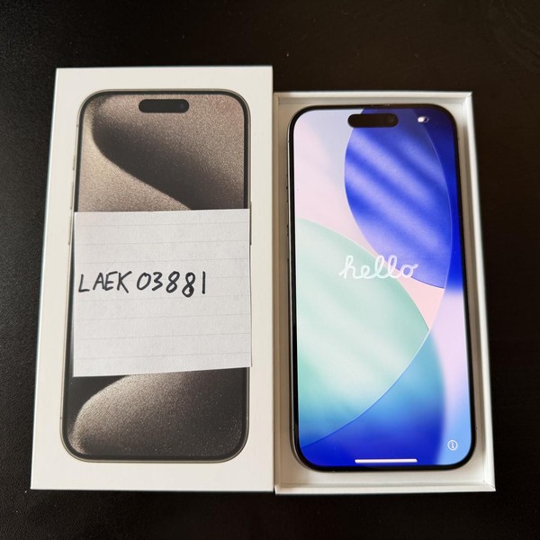 Apple iPhone 15 Pro - Unlocked, 128 GB, Natural, A2848