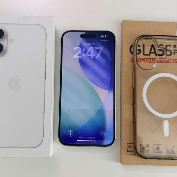 Apple iPhone 16 - Unlocked, 256 GB, White, A3081