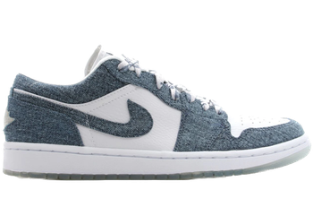Jordan 1 Retro Low Canvas White Denim (Women's) for sale