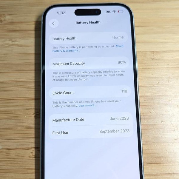 Apple iPhone 15 - Unlocked, 128 GB, Blue, A2846