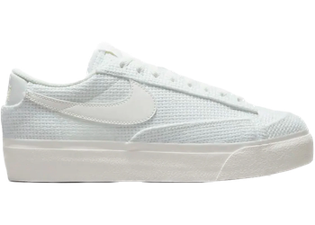 Nike Blazer Low Platform Woven Summit White (Women's) for sale