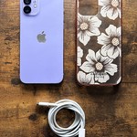 Mint Apple iPhone 12 - Unlocked, 128 GB, Purple, A2172