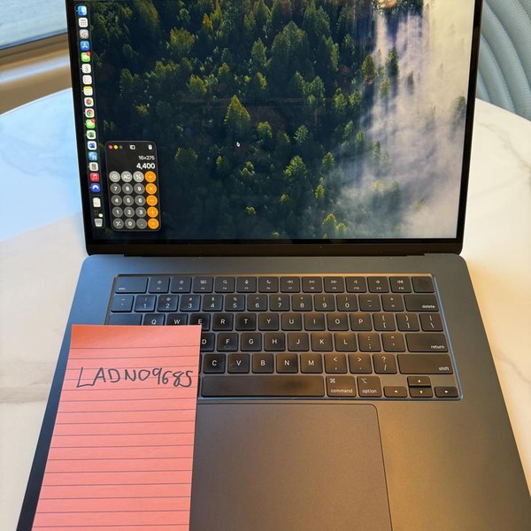 MacBook Air 2024 (M3) - 15 inch - 256 GB, Midnight, 16 GB, Apple M3, 10-core GPU