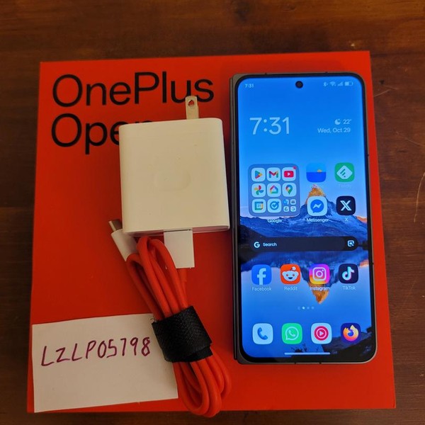 OnePlus Open - Unlocked, 512 GB, Black, 16 GB