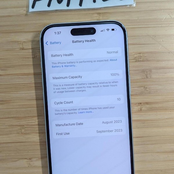 Apple iPhone 15 - Unlocked, 128 GB, Blue, A2846