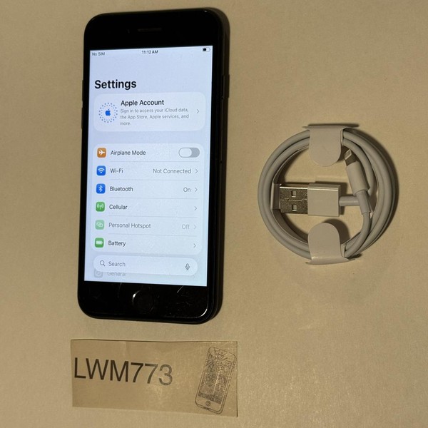 Apple iPhone SE 3rd Gen 2022 - Unlocked, 64 GB, Midnight, A2595