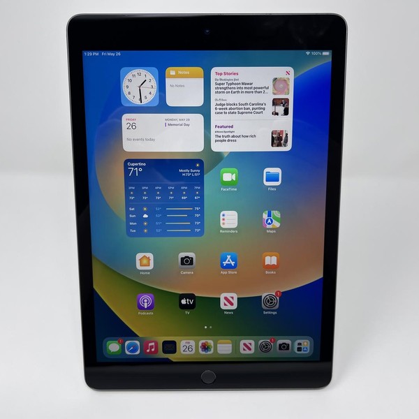 Apple iPad 9th Gen - Wi-Fi, 64 GB, Gray, A2602