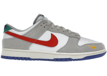 Nike Dunk Low Light Iron Ore Red Blue for sale