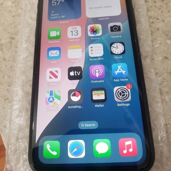 Apple iPhone Xr - Unlocked, 64 GB, Black, A1984