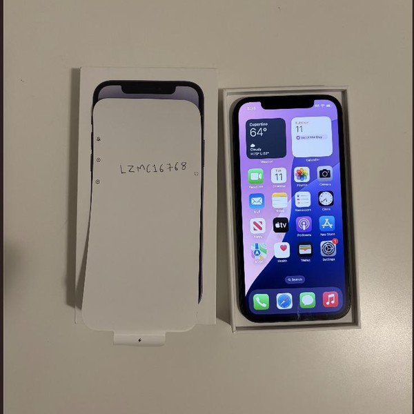 Apple iPhone 12 - Unlocked, 64 GB, Black, A2172