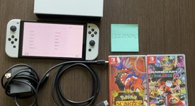 Mint
													Nintendo Switch - OLED - White, 64 GB, photo 2 of 6