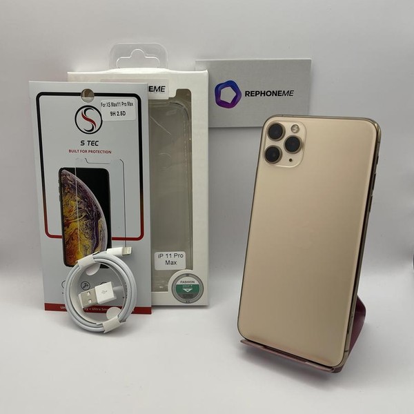 Apple iPhone 11 Pro Max - Unlocked, 64 GB, Gold, A2161