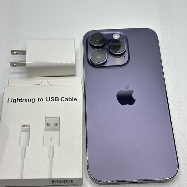 Apple iPhone 14 Pro - Unlocked, 128 GB, Purple, A2650